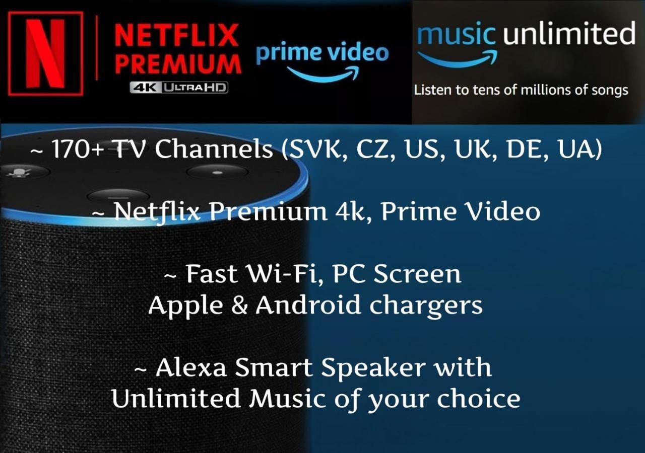 E2 Luxury Oldtown Apt - 2X Parking, Foodstore, Pcscreen, Netflix, Unlimited Music, Crib, Babychair, Fastwifi, Aircon Košice Extérieur photo