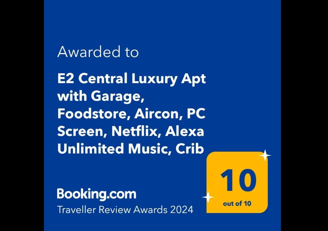 E2 Luxury Oldtown Apt - 2X Parking, Foodstore, Pcscreen, Netflix, Unlimited Music, Crib, Babychair, Fastwifi, Aircon Košice Extérieur photo